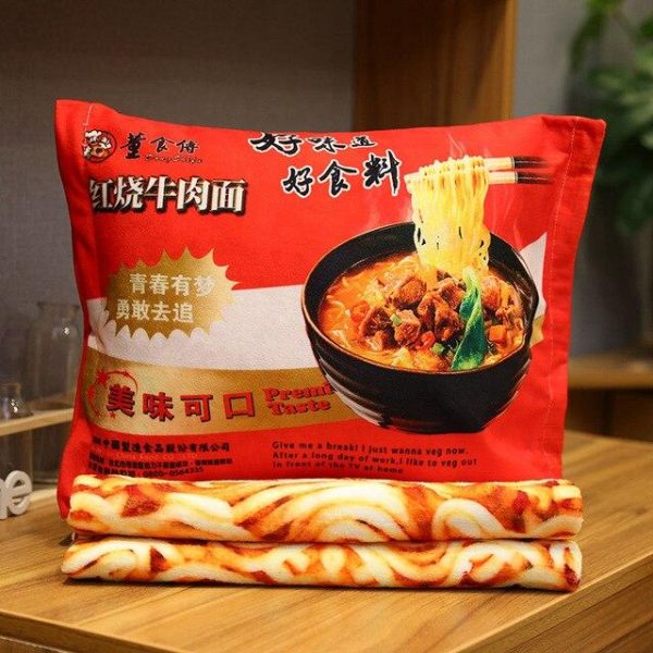 Instant Noodle Plushie Pillow Instant Noodle Plushie Pillow