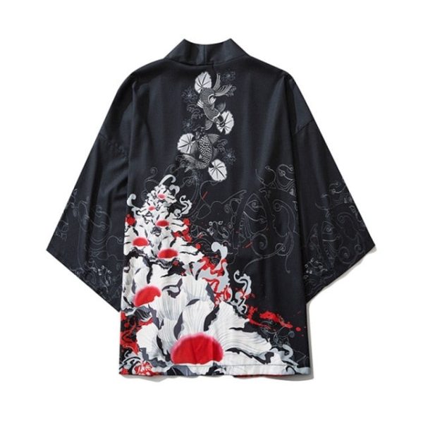 Japanese Art Fancy Kimono Cardigan Robe Short
