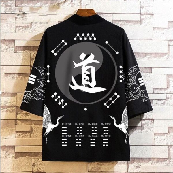 Japanese Art Fancy Kimono Cardigan Robe Short