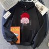 Sakura Tree Blood Red Moon Unisex Hoodie