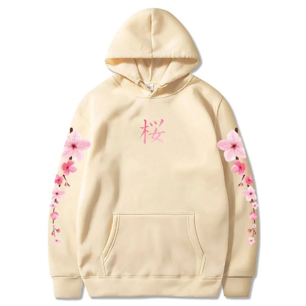 Japanese Cherry Sakura Hoodies Long Sleeve