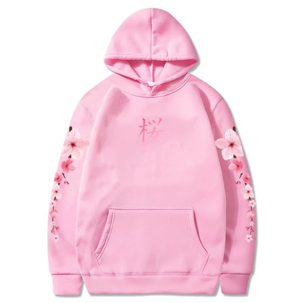 Japanese Cherry Sakura Hoodies Long Sleeve