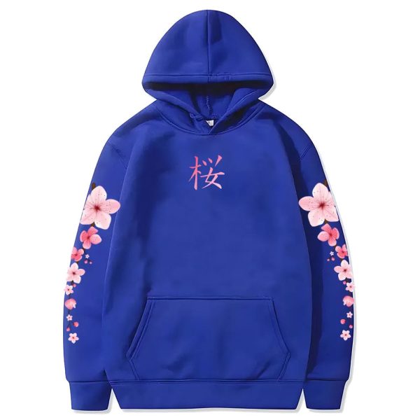 Japanese Cherry Sakura Hoodies Long Sleeve