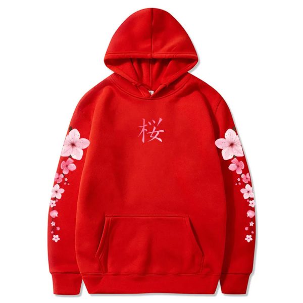 Japanese Cherry Sakura Hoodies Long Sleeve
