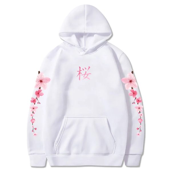 Japanese Cherry Sakura Hoodies Long Sleeve
