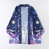 Japanese Deer of Nara with Sakura Trees Kimono
