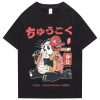 Japanese Fat Samurai Panda Unisex Tee