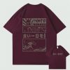 Japanese Kanji Wave Masks Lucky Cat Cotton Tee Set 2