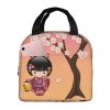 Japanese Kokeshi Doll Lunch Bag