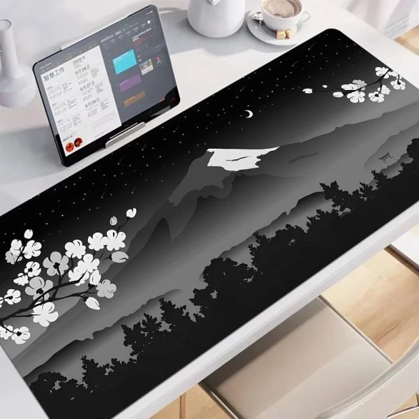 Japanese Pagoda Traditional Ink Mouse Pad