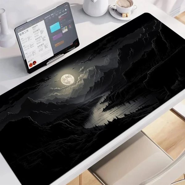 Japanese Pagoda Traditional Ink Mouse Pad