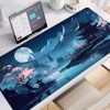 Japanese Pagoda Traditional Ink Mouse Pad