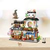 Japanese Ramen Bar Seafood Store Micro Building Sets