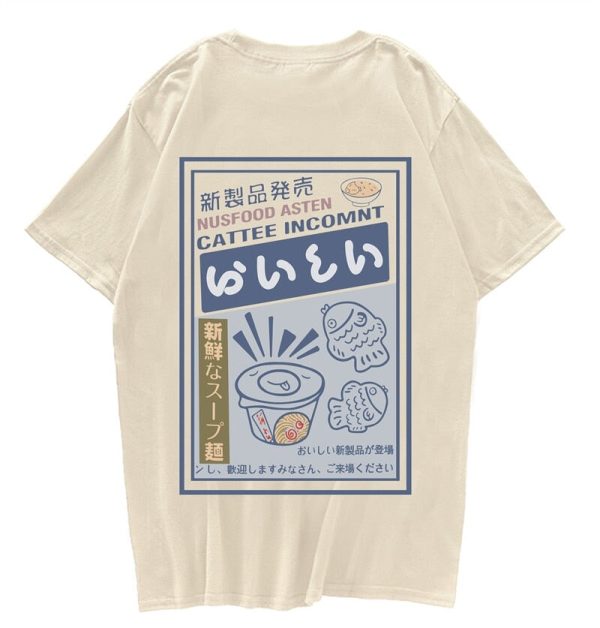 Japanese Ramen Fish Noodles Unisex Tee