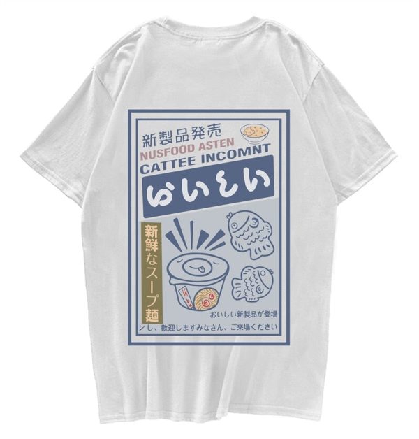 Japanese Ramen Fish Noodles Unisex Tee