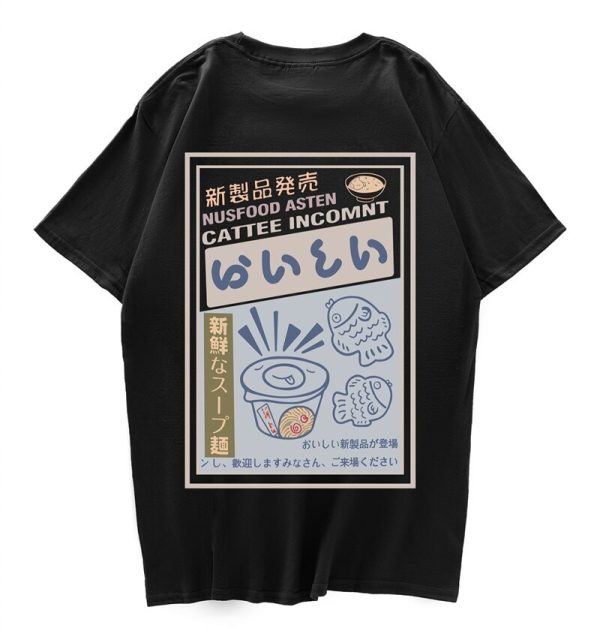 Japanese Ramen Fish Noodles Unisex Tee