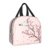 Japanese Sakura Cherry Blossoms Insulated Lunch Bags