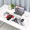 Japanese Samurai Blood Red Sun & Mountains Large Mouse Pad