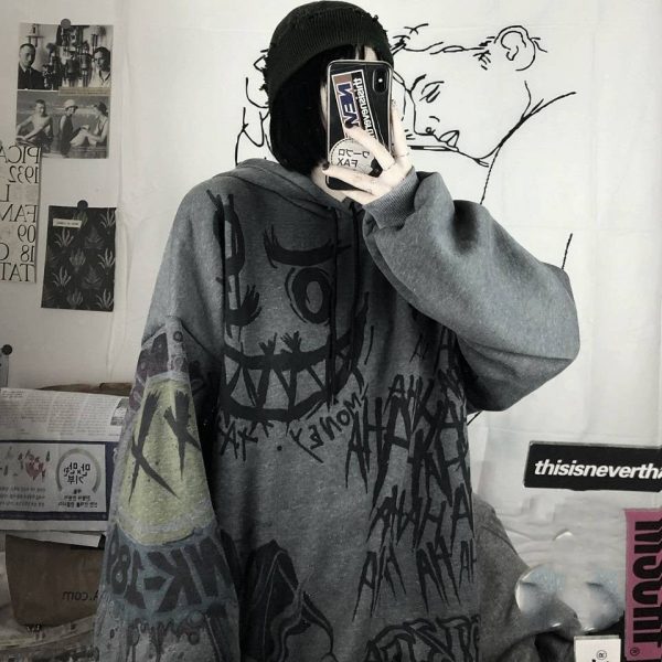 Japanese-themed Style Kei Clothes Gothic Hoodie