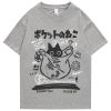 Japanese-theme Black Cat in a Bag Unisex Tee