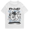 Japanese-theme Black Cat in a Bag Unisex Tee