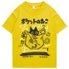 Japanese-theme Black Cat in a Bag Unisex Tee