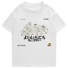 Japanese-Themed Cats Card Games Unisex Tee
