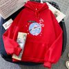 Japanese-themed Cherry Blossom Blue Sky Unisex Hoodie