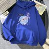 Japanese-themed Cherry Blossom Blue Sky Unisex Hoodie