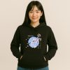 Japanese-themed Cherry Blossom Blue Sky Unisex Hoodie