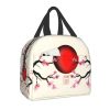 Japanese-themed Cherry Blossom Insulated Lunch Bag Collection