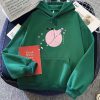Japanese-themed Cherry Blossom Pink Sun Unisex Hoodie