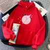 Japanese-themed Cherry Blossom Pink Sun Unisex Hoodie