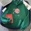 Japanese-themed Cherry Blossom Pink Sun Unisex Hoodie