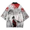 Japanese-themed Lady in Red Unisex Kimono