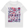 Japanese-themed Oishi Market Illustration Unisex Tee