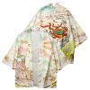 Japanese-themed Spirited Away White Wolf Unisex Kimono