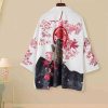 Japanese White Dragon and Golden Koi Kimono