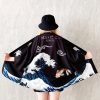 Japanese-themed Women Kimono Koi and Cranes