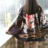 Japanese-themed Women Kimono Koi and Cranes