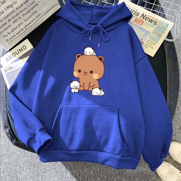 Kawaii Brown Bear Baby Pandas Unisex Hoodie