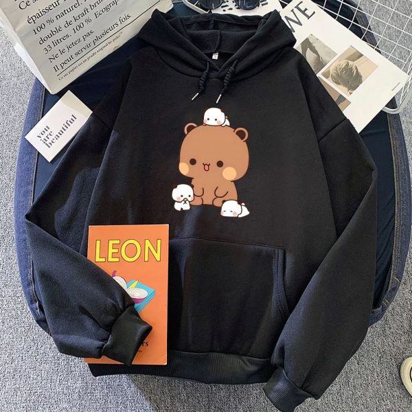 Kawaii Brown Bear Baby Pandas Unisex Hoodie