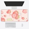 Kawaii Cartoon Exotic Fruits Large Mouse Pad