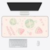 Kawaii Cartoon Exotic Fruits Large Mouse Pad