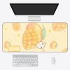 Kawaii Cartoon Exotic Fruits Large Mouse Pad