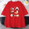 Kawaii Cat Sushi Harajuku Cotton Unisex Tee