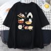 Kawaii Cat Sushi Harajuku Cotton Unisex Tee