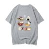 Kawaii Cat Sushi Harajuku Cotton Unisex Tee