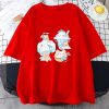 Kawaii Cloudy Snacking Brown Bear Unisex Tee