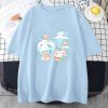 Kawaii Cloudy Snacking Brown Bear Unisex Tee